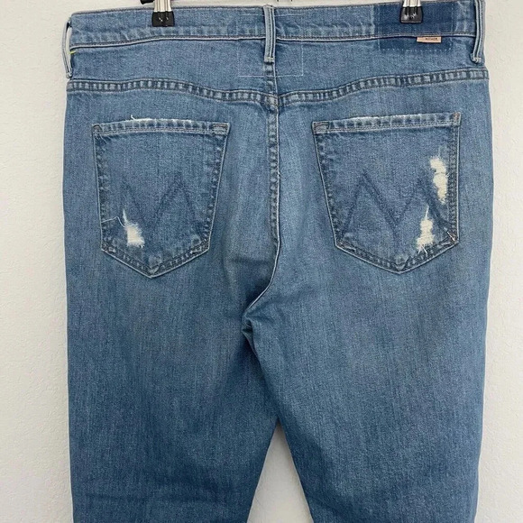 Mother The Insider Ankle Size 32 Jeans Destroyed Bills - Picture 4 of 12